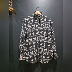 Lemon & Soda Vintage Natural Clothing Button Down Size M Primitive Jacket Top